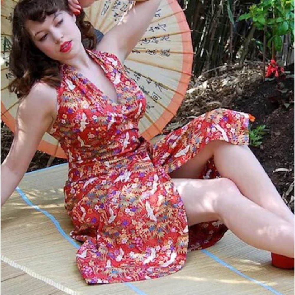Jitterbuggin repro sarong dress